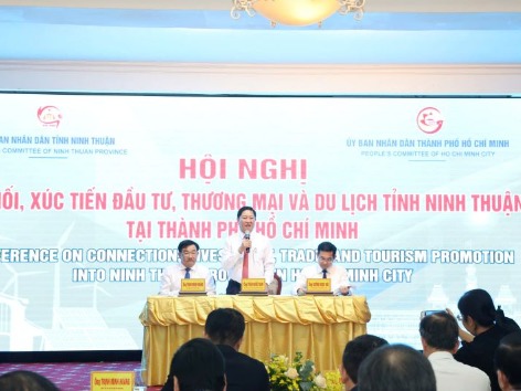 TP.Hồ Chí Minh liên kết với Ninh Thuận xúc tiến đầu tư, thương mại và du lịch