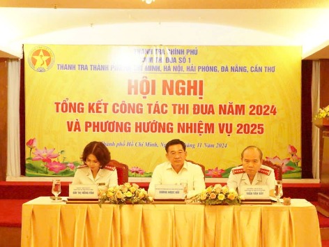 Cụm thi đua Thanh tra các Thành phố trực thuộc Trung ương (Cụm I) tổng kết công tác thi đua năm 2024